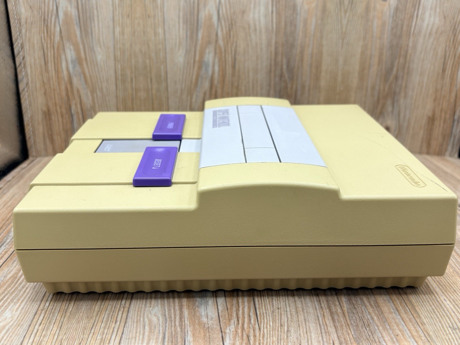 Original Super Nintendo (SNES) Console Bundle+ 2 Controllers + Cables 2 Games