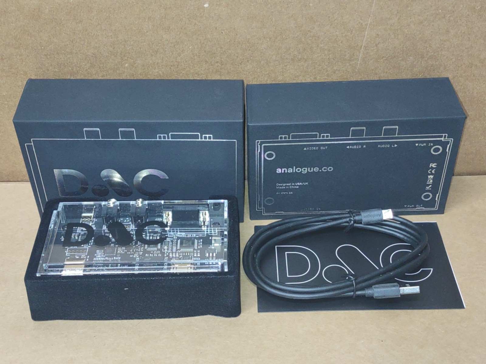 Analogue DAC AV Accessory for Super NT & Mega SG CRT HDMI Hookup – New Open Box