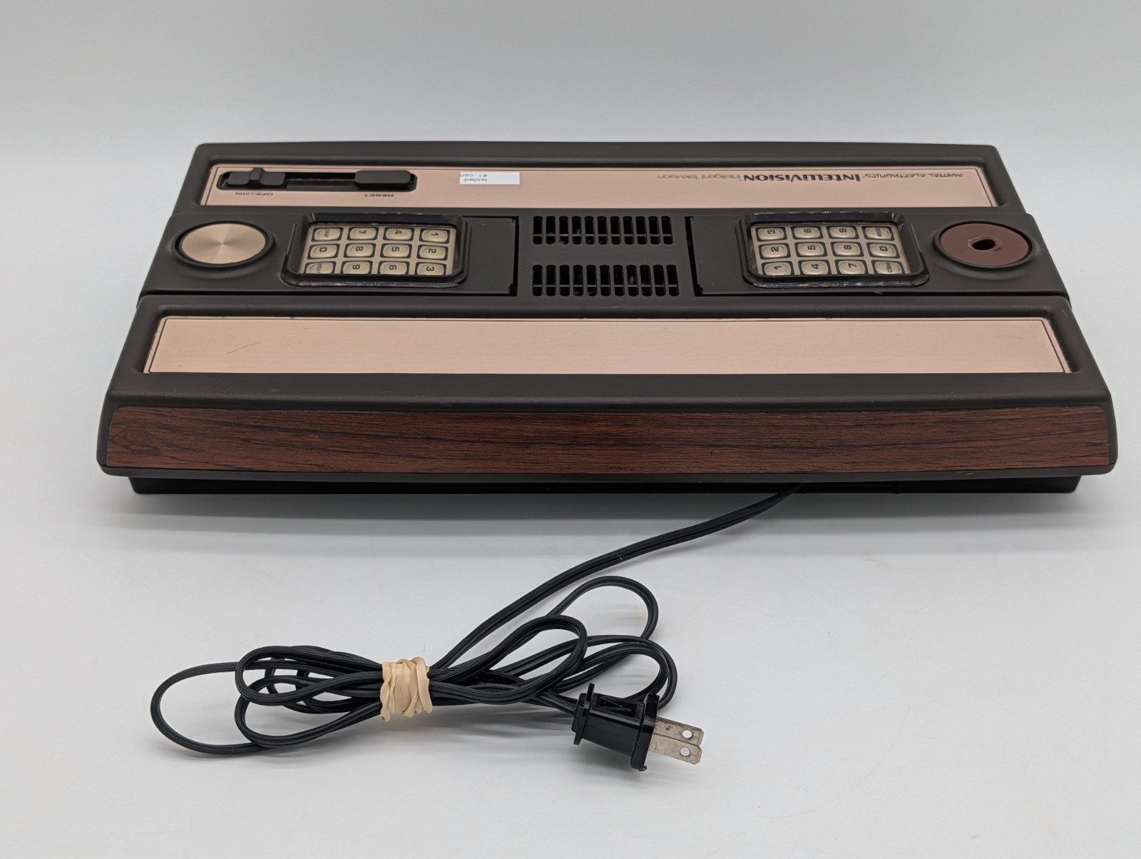 Mattel Intellivision Console Model 2609 – Tested & Works – Controller 1 INOP