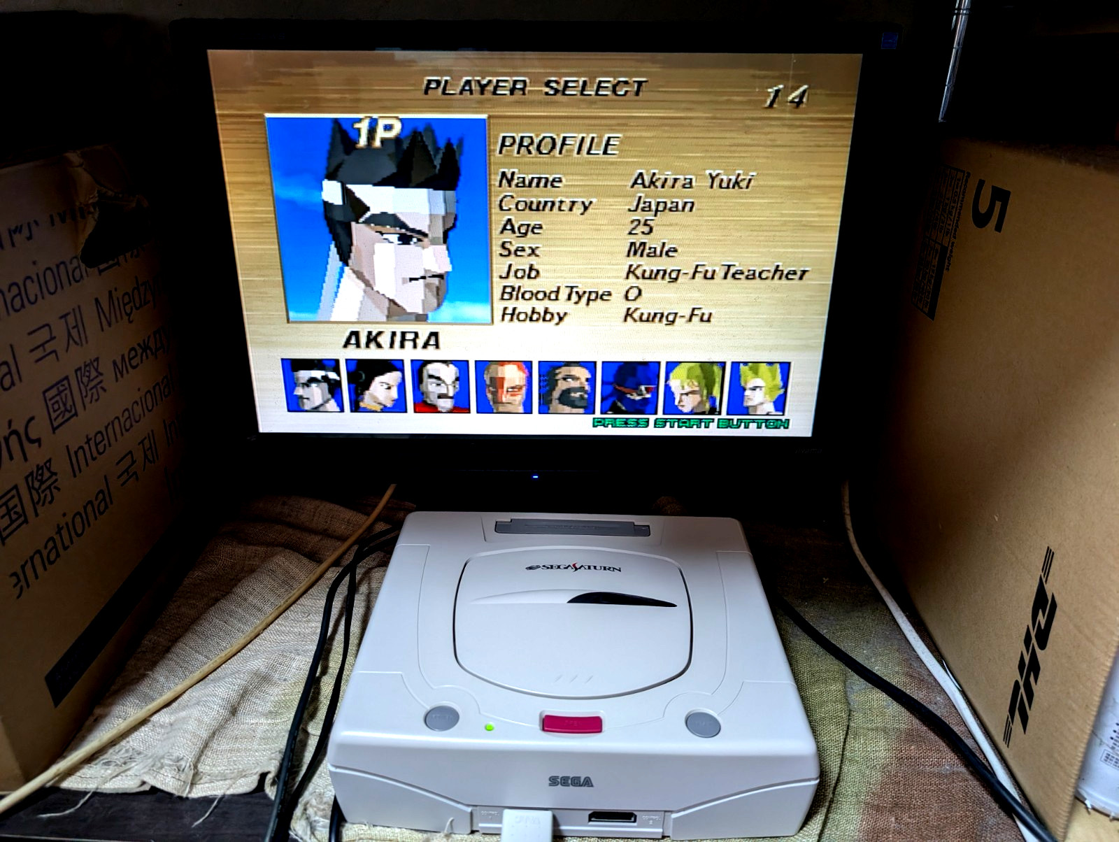 Sega Saturn WHITE Christmas Nights Limited Edition Console HST-0014 Japan Box