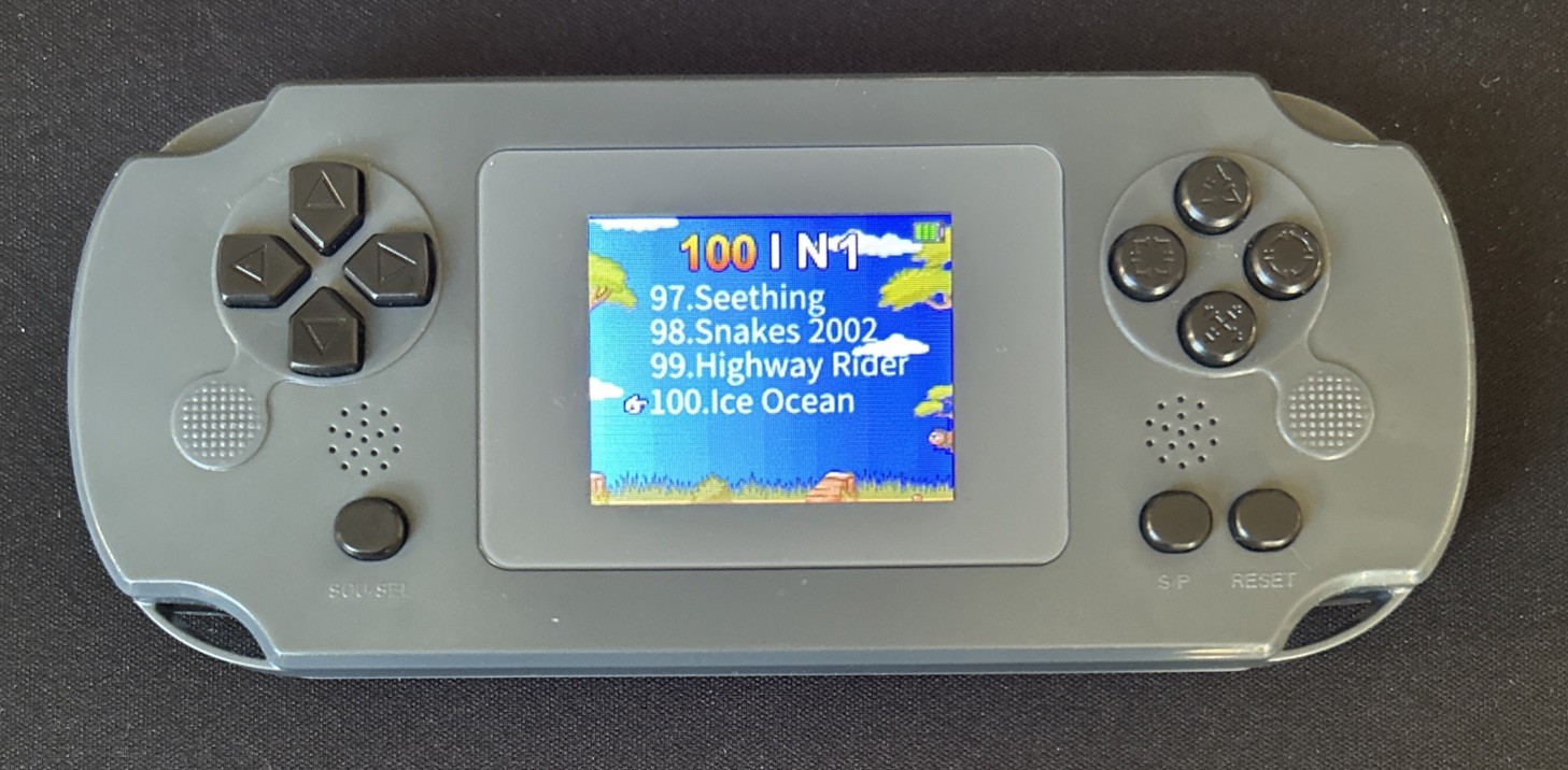 J’adore Next Level Handheld Retro Arcade – Black – 100 Games 3Y+ Open Box