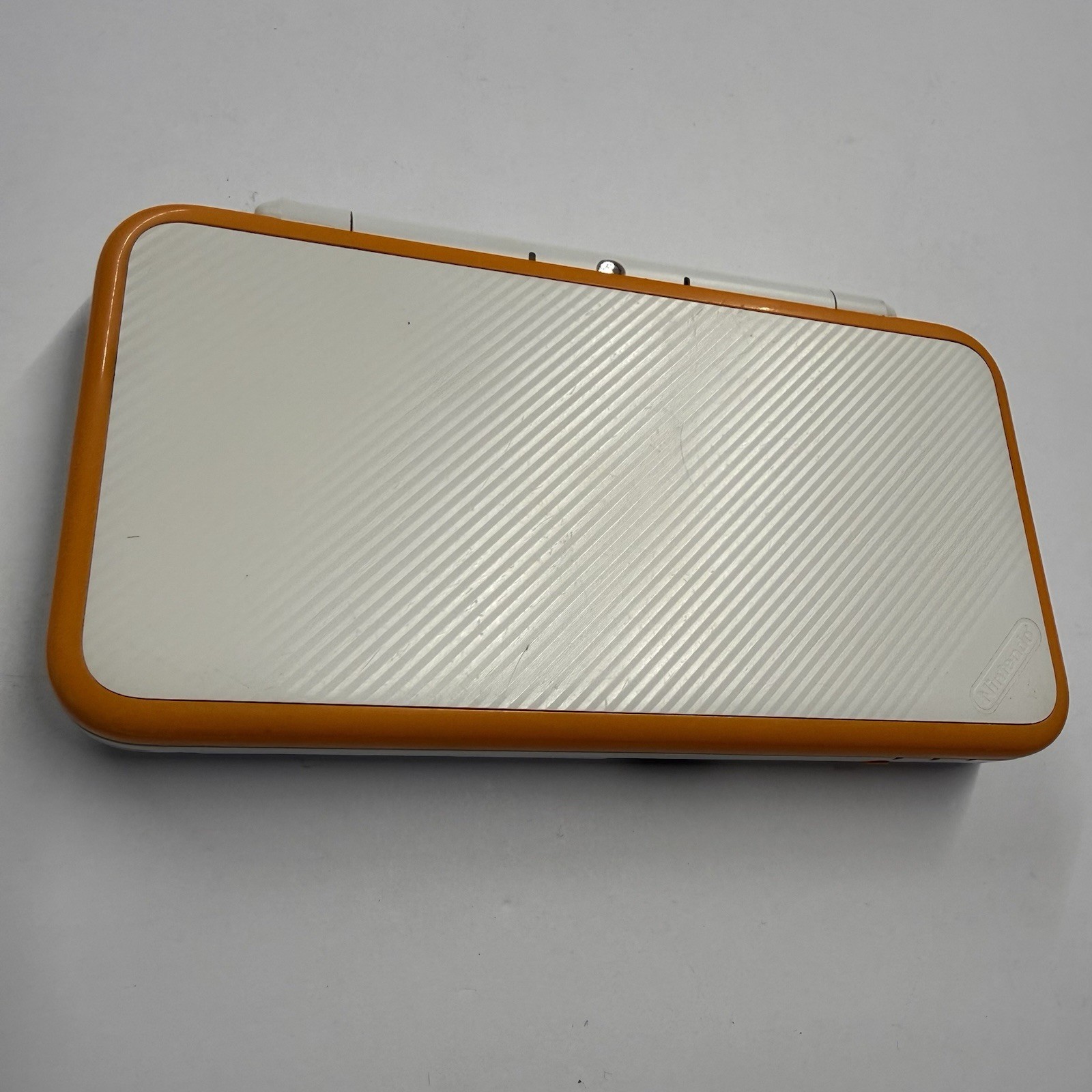 3ds – Nintendo 2DS XL Console – White Orange Tested And Working #2942