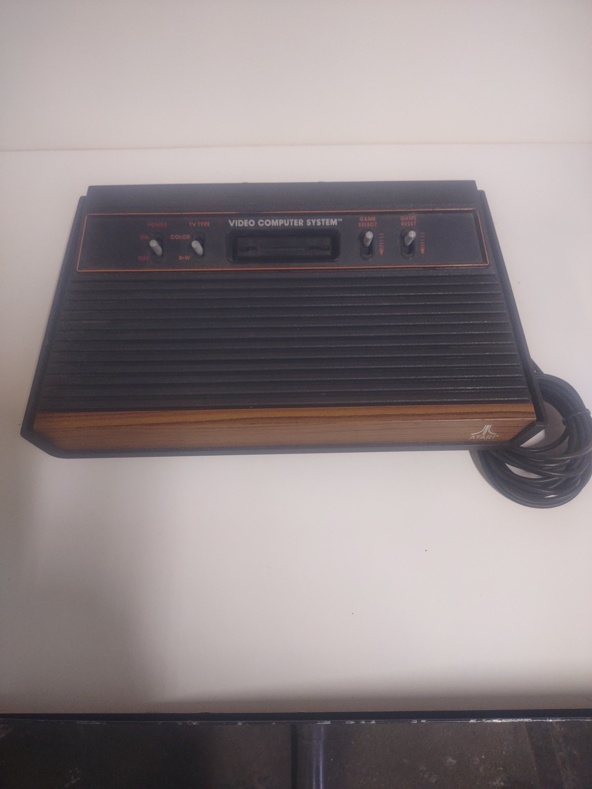 Atari 2600 Game Wood Grain Console Only