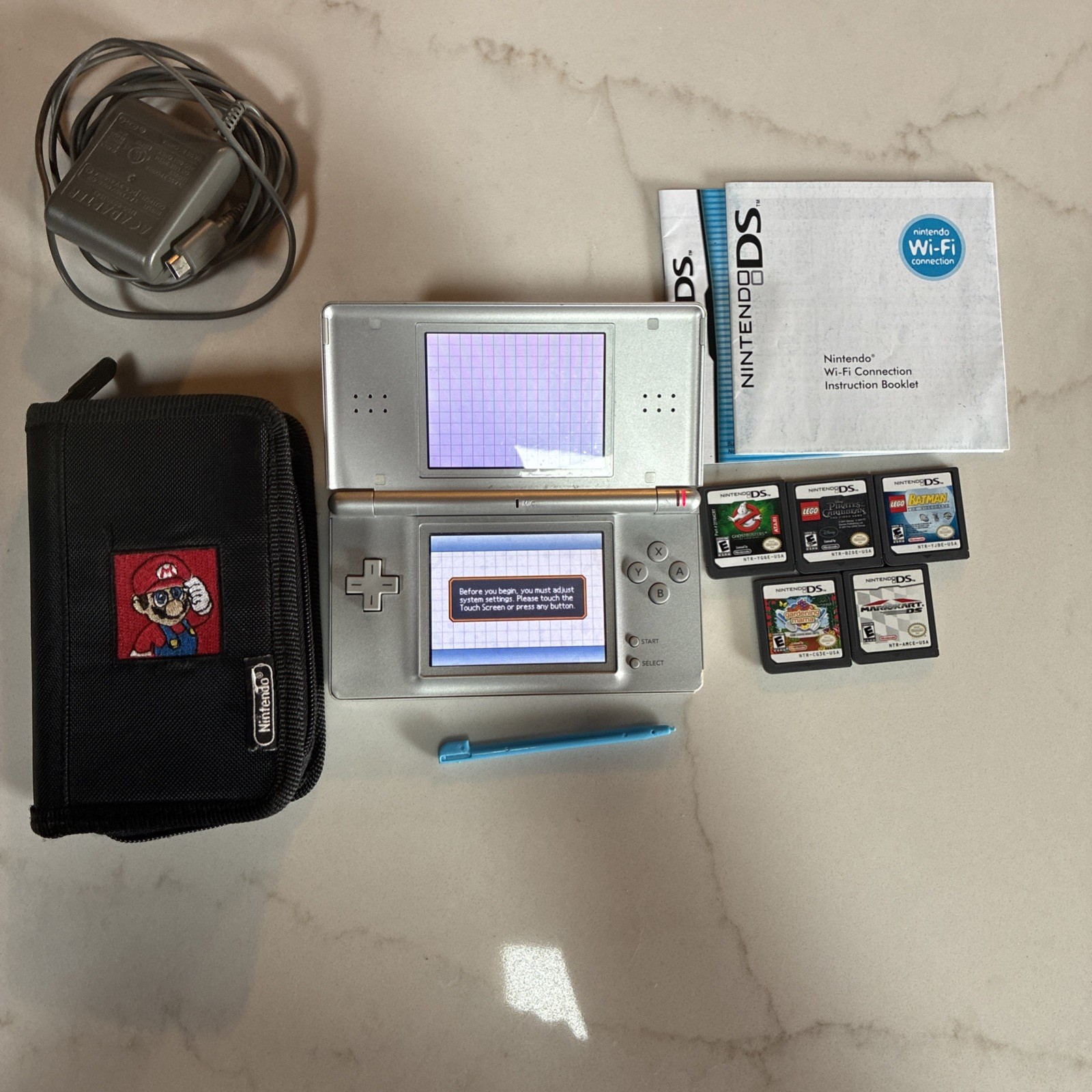 Nintendo DS Lite Console USG-001 Bundle Silver
