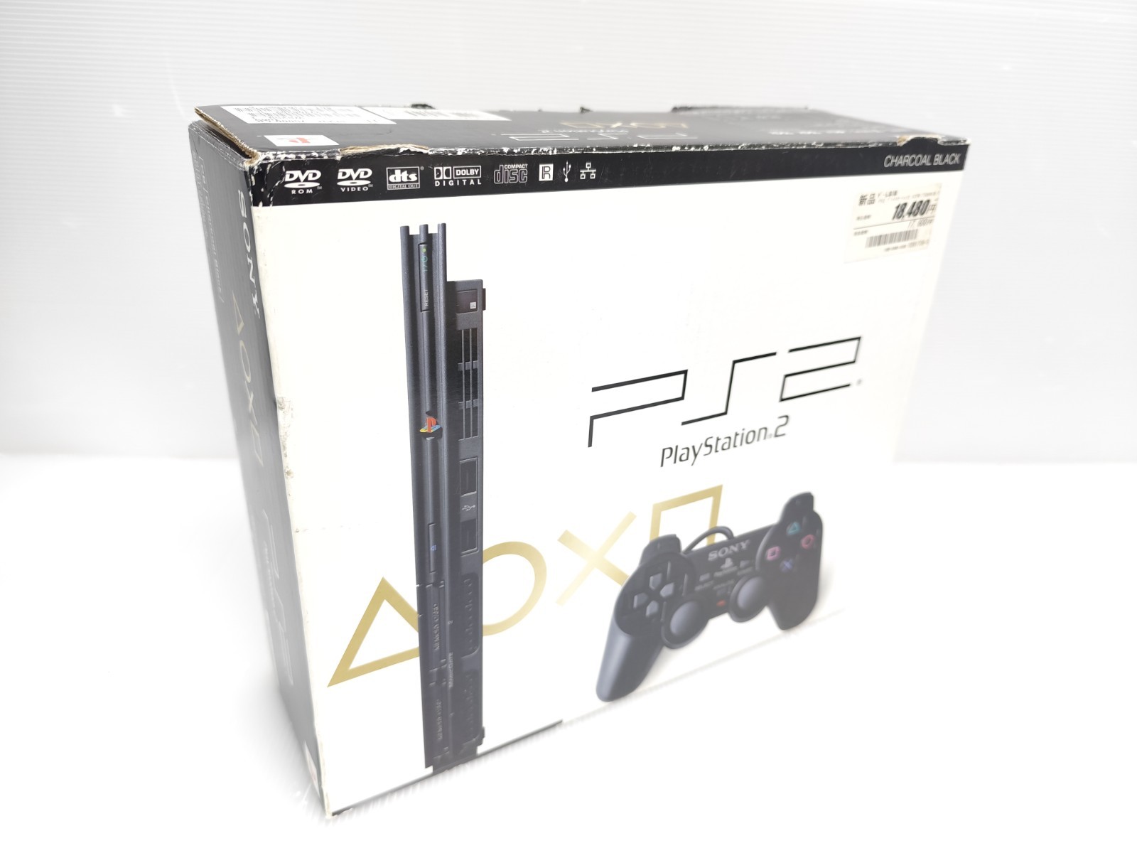 “Region Free” SONY Playstation2 PS2 Slim Console SCPH-75000 Charcoal Black w/box