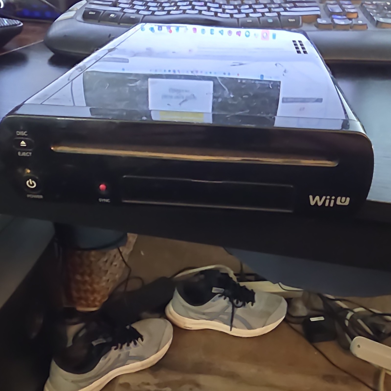Nintendo Wii U 32GB Home Console Black HDMI Wi-Fi 1080p NTSC-U/C WUP-101(02)