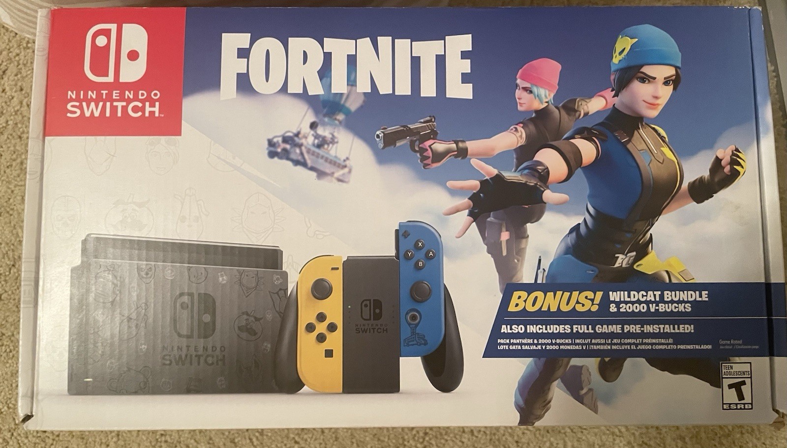 Nintendo Switch Fortnite Wildcat Bundle (No Code)