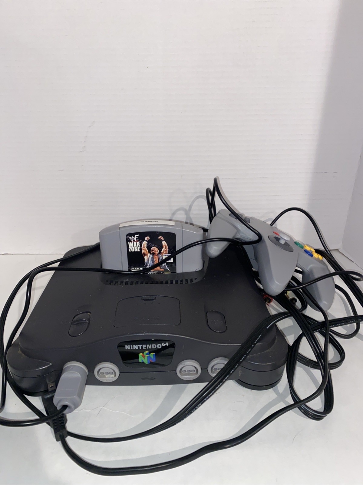 Nintendo 64 N64 Console System Controller Cables Game Bundle All Tested Cleaned