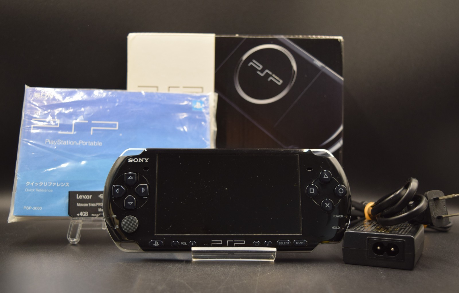Sony PSP 3000 Piano Black Console Boxed Region Free Tested Working Japan #3