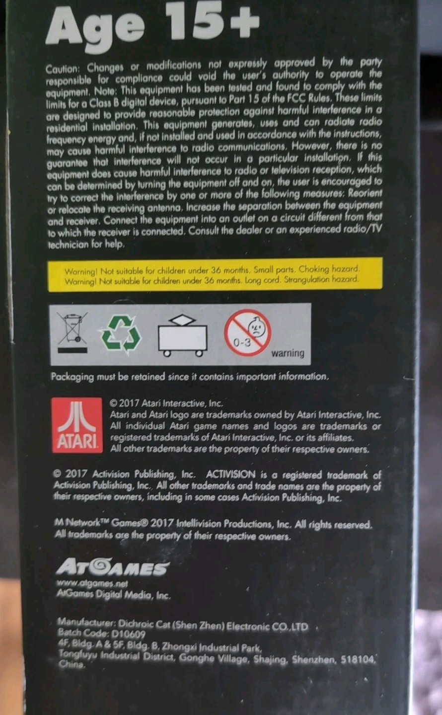 Open Box – Activision: Atari Flashback 8 Gold Edition New 40th Anniversary.