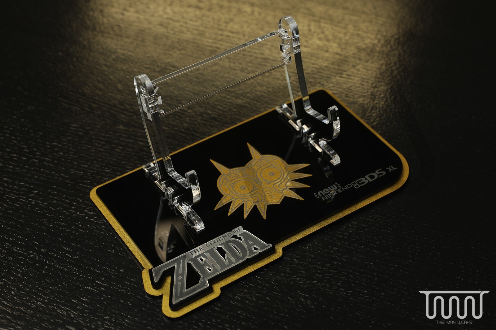 Acrylic Display Stand for NEW Nintendo 3DS XL Majora’s Mask Handheld Console