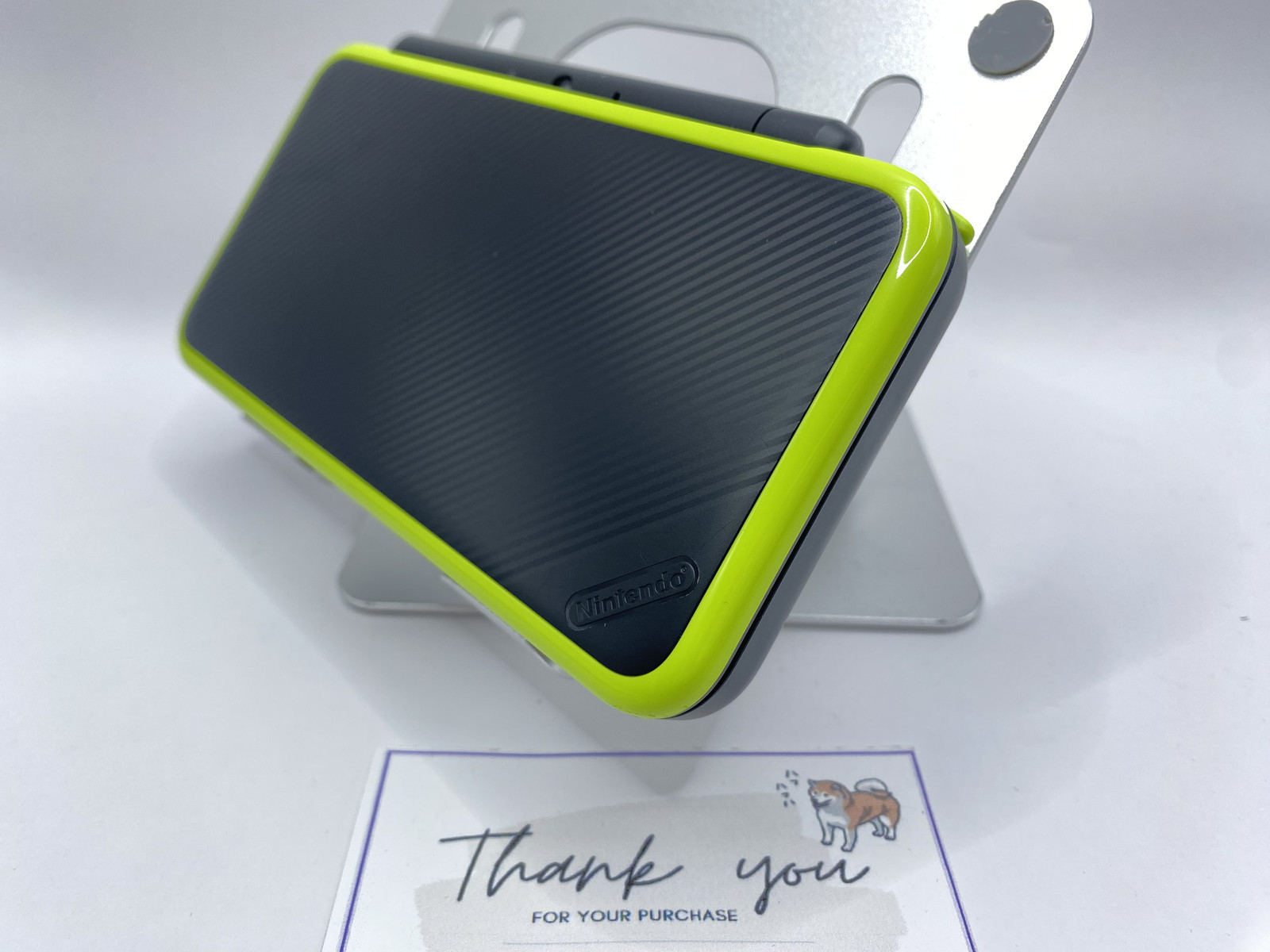 Nintendo 2DS XL LL Black Lime Console Stylus Japan