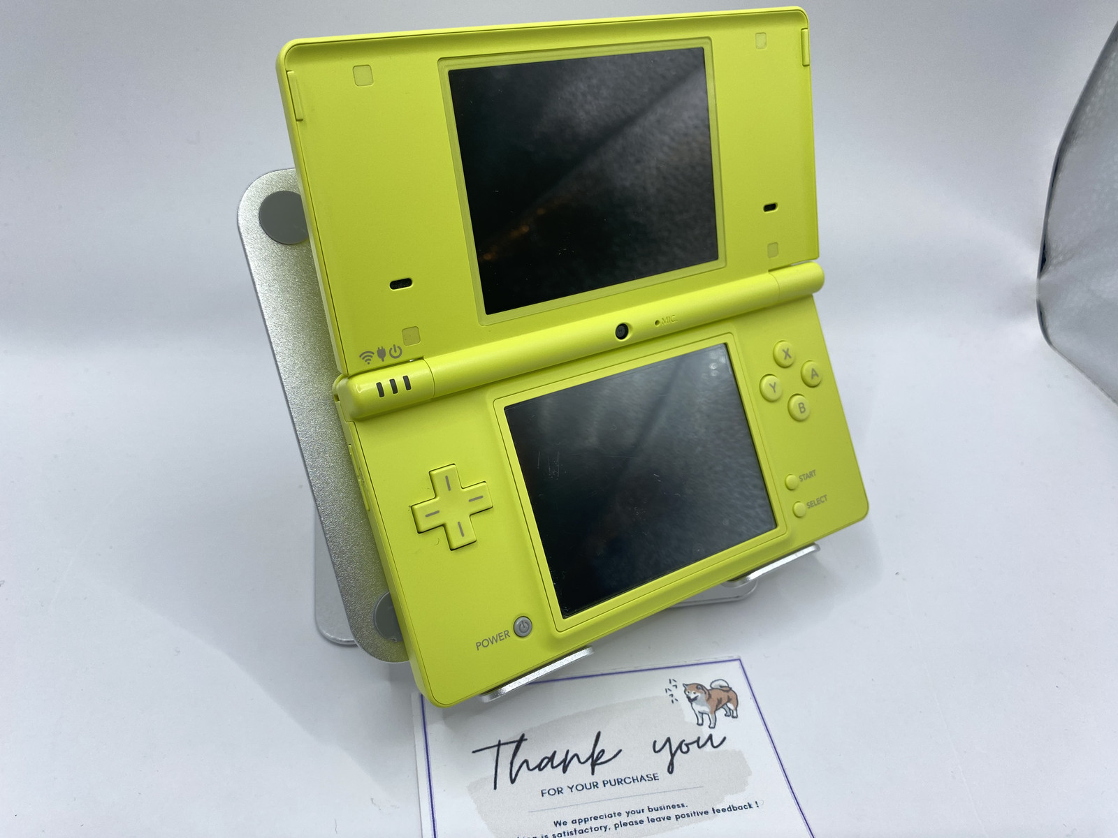Nintendo DSi Lime Green Console Stylus TWL-001 Japanese language W/BOX