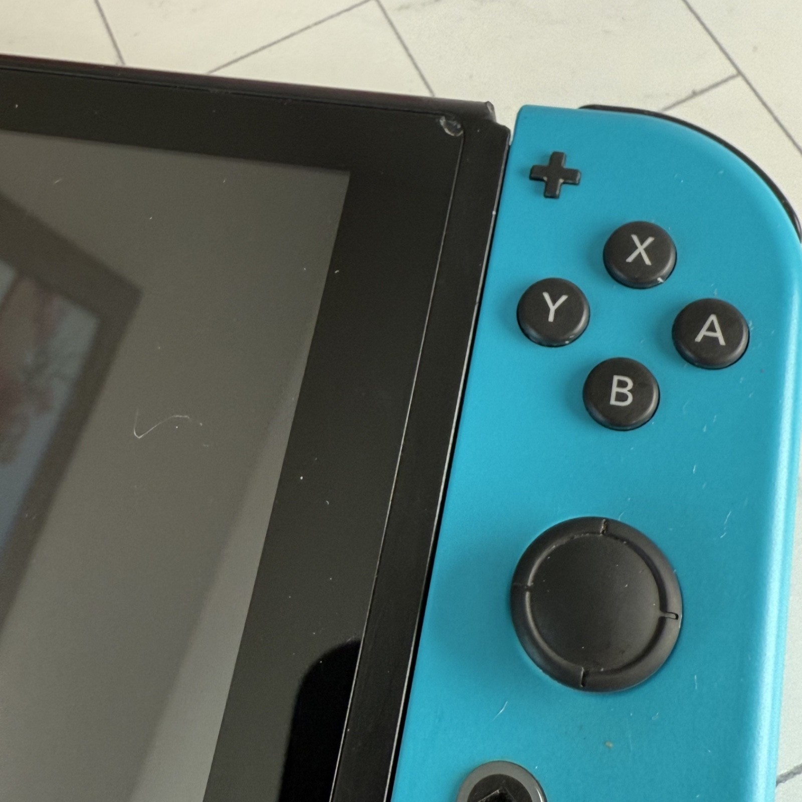 Nintendo Switch Model HAC-001 Console 32GB + 128 GB microSD See Photos! #H954