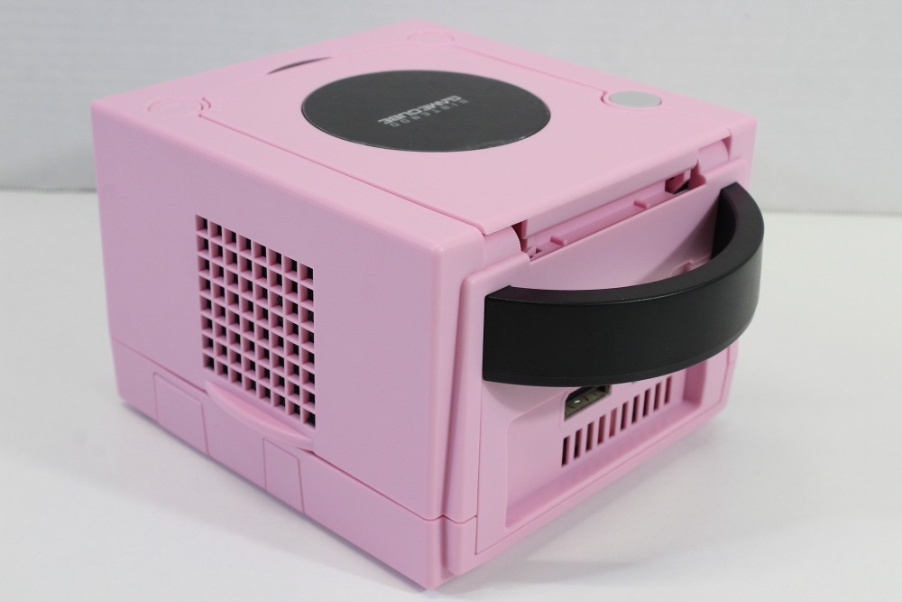 Nintendo Gamecube Console Pastel Pink NTSC-U/C DOL-001 & AC AV White LED PLAY US