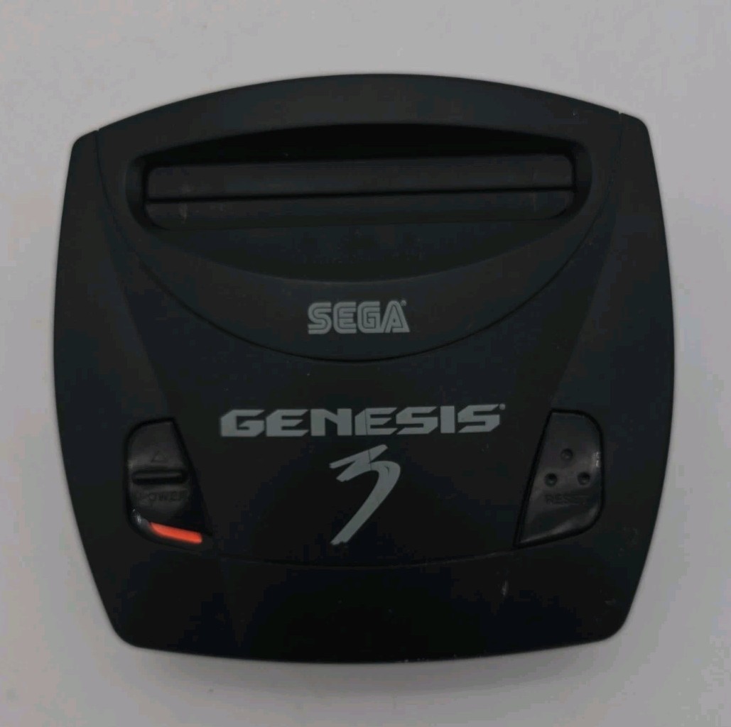 SEGA Genesis 3 Console – Cleaned, Tested, and Working – OEM Adapter & Controller