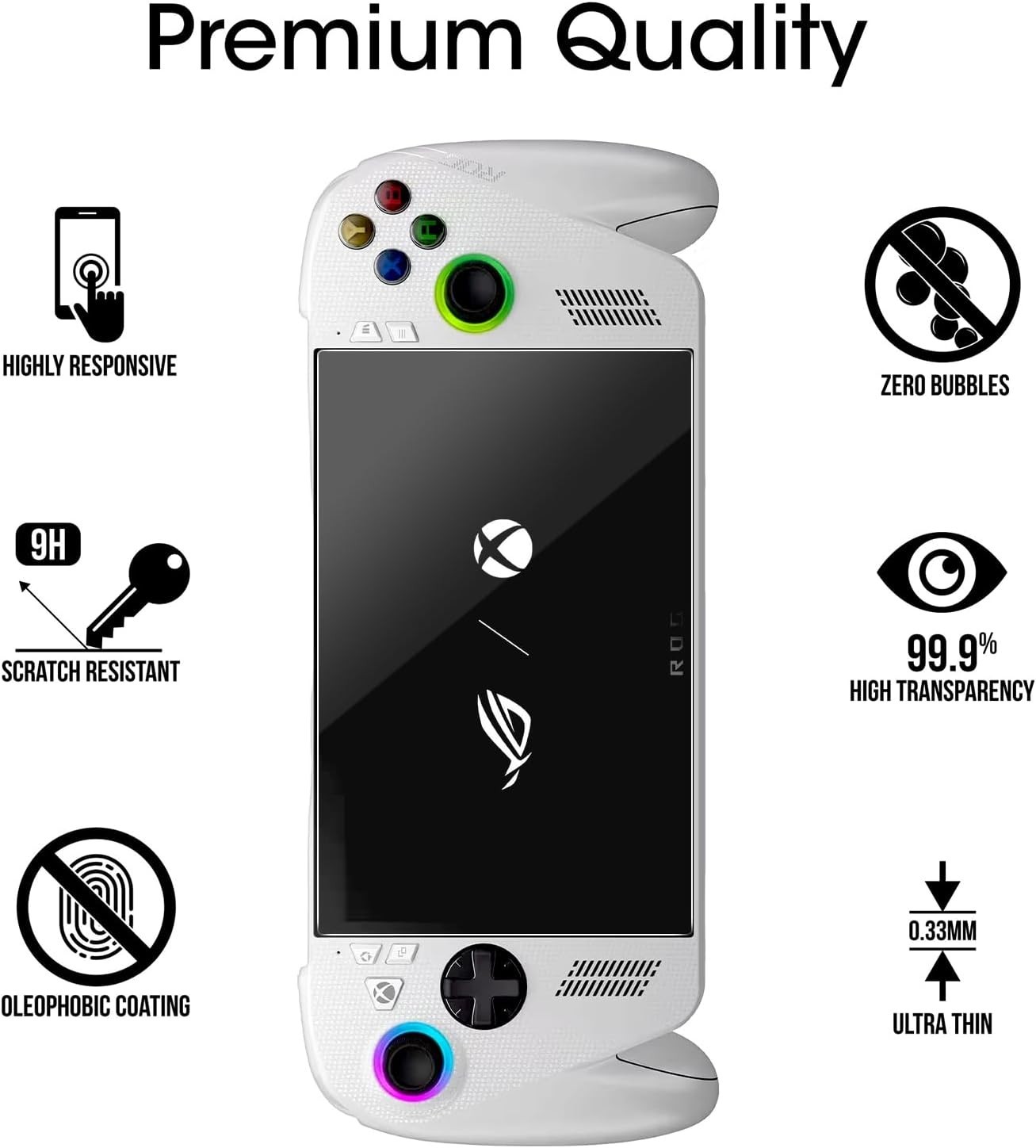 3 Pack Screen Protector for ASUS ROG Xbox Ally X/ROG Xbox Ally 2025 / ROG All…