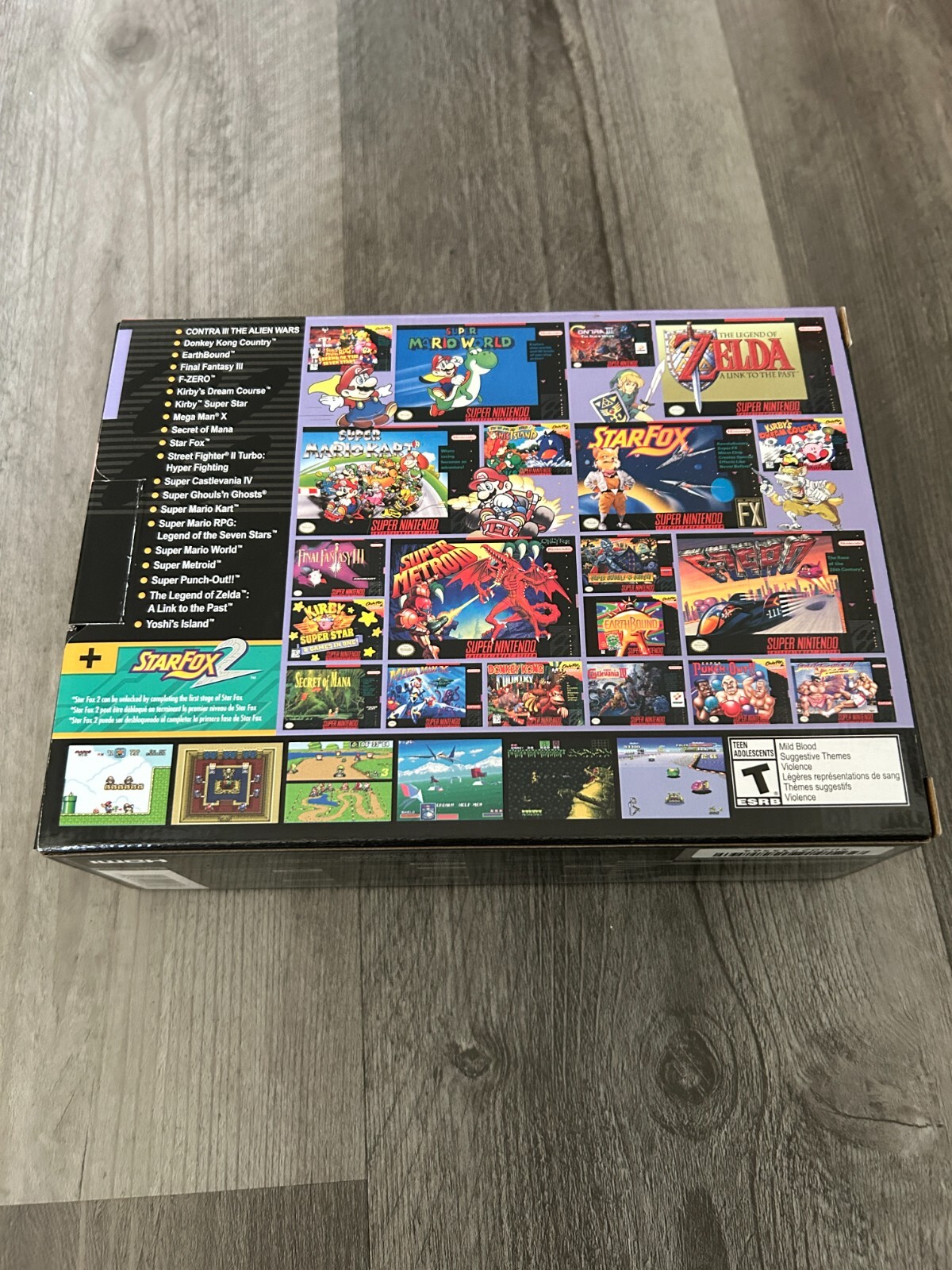 OPEN Box Super Nintendo Classic Mini Entertainment System SNES 21 Games