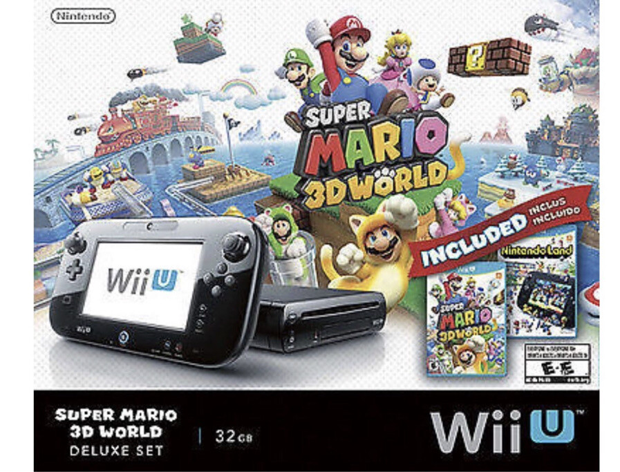 Nintendo Wii U 32 GB Super Mario 3D World Deluxe Set – Black