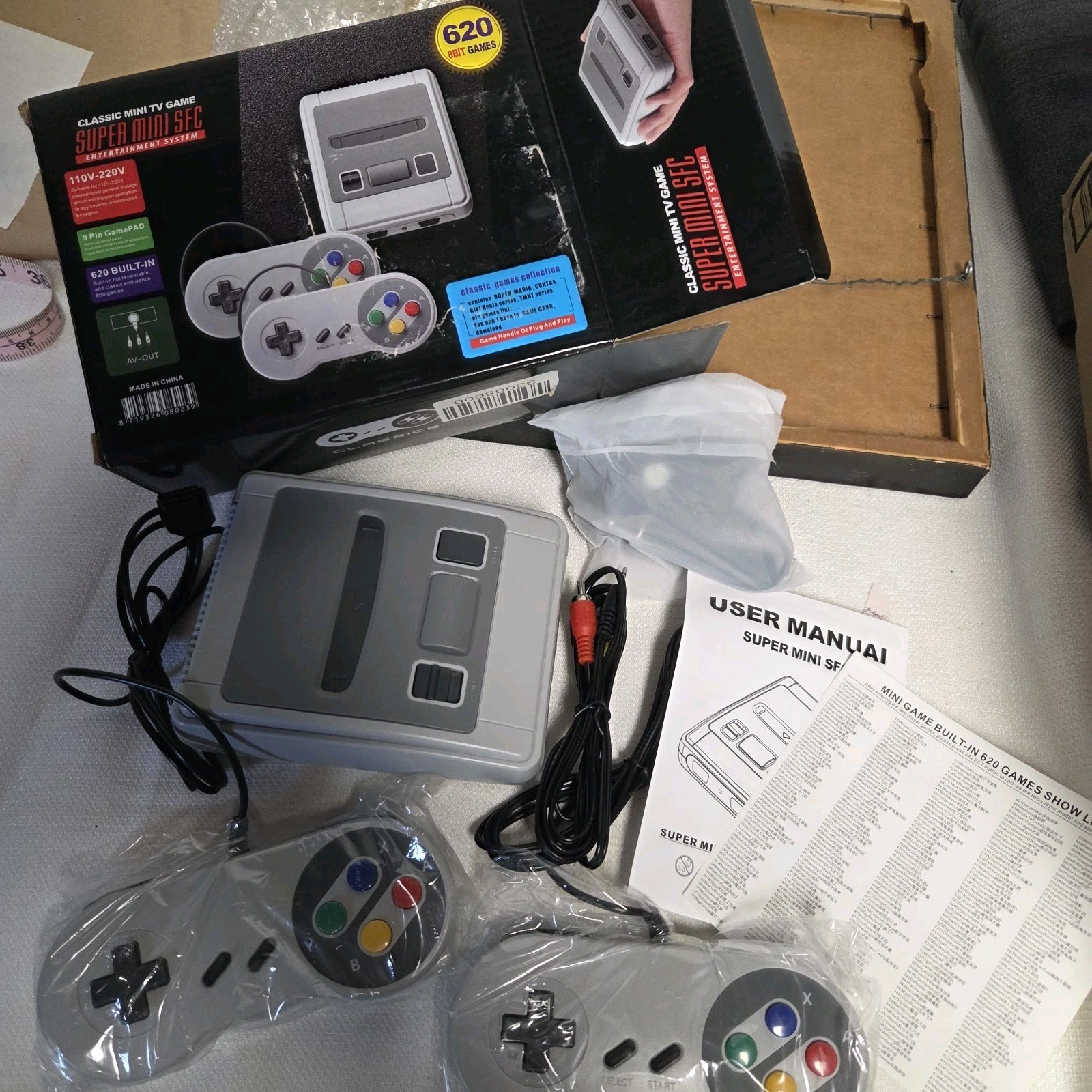 CLASSIC MINI TV GAME SUPER MINI SFC ENTERTAINMENT SYSTEM- NEW IN BOX