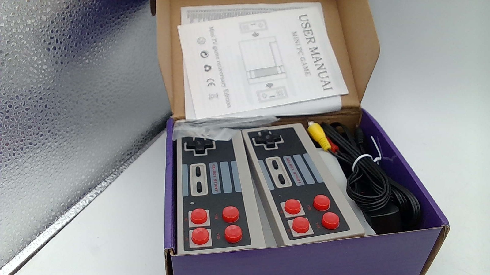 Purple Wireless Entertainment System, 2.4G Wireless Gamepad