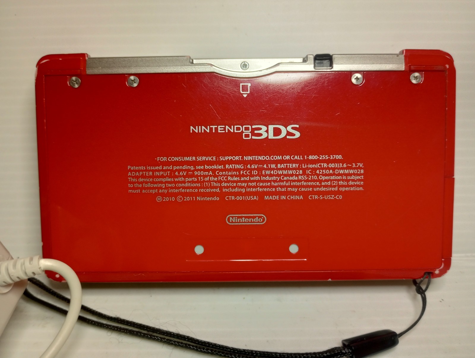 Nintendo 3DS Handheld System – Flame Red | Working | A Few Bright Pixels