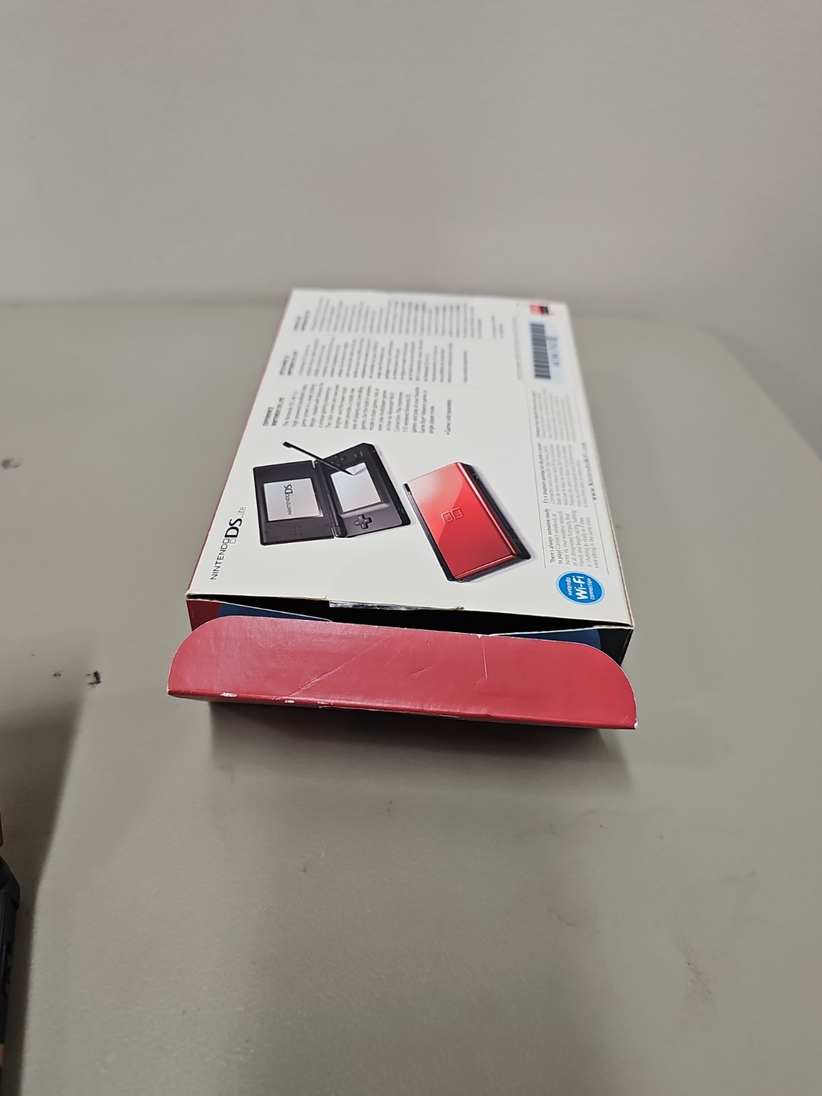 Nintendo DS Lite System Red/Black Console With Box Not Working