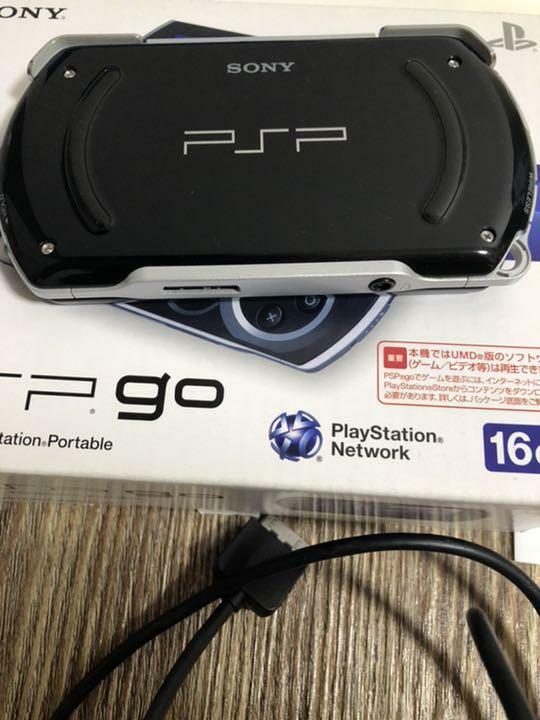 PSP Go PlayStation portable Piano PSP-N1000 Game Console Black Used W/ Box Japan