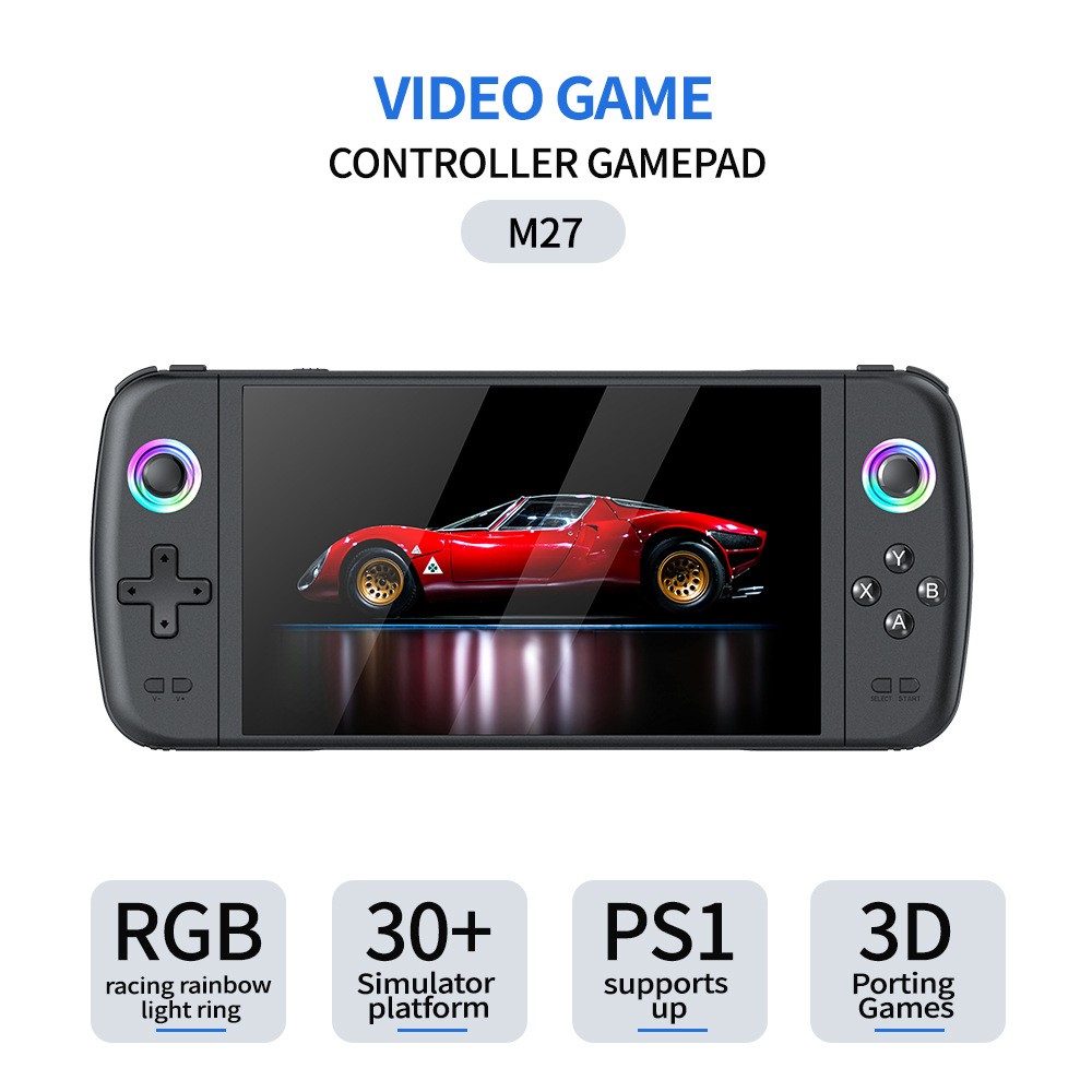 M27 large screen handheld game console connected to TV home video 64/128/256GB