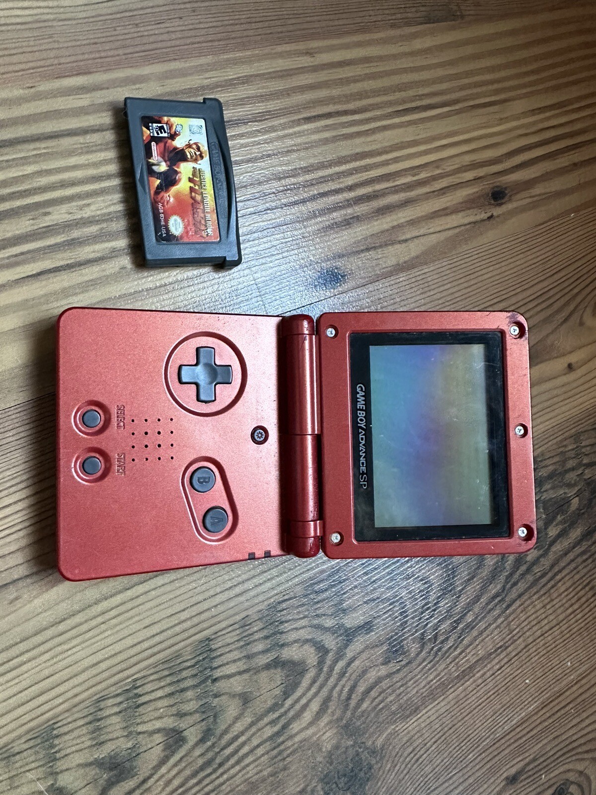 Nintendo Game Boy Advance SP Handheld System – Flame Red