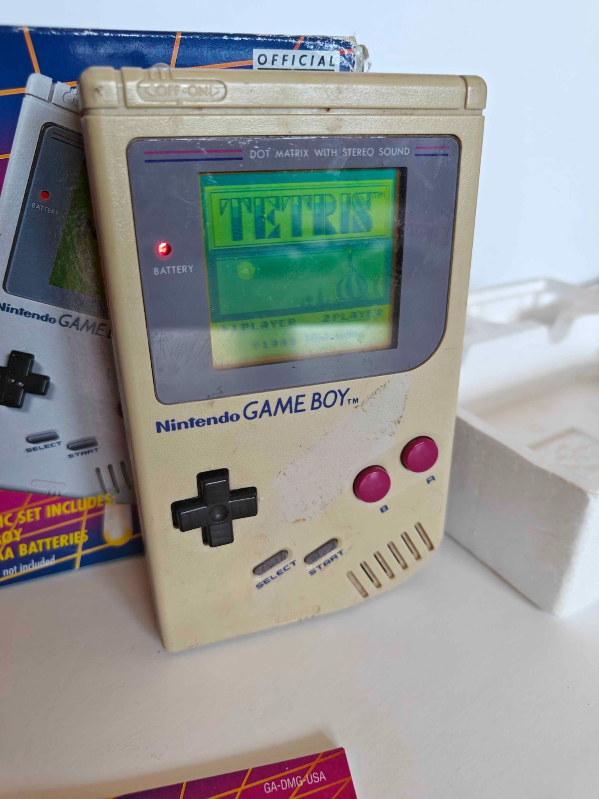 Nintendo GameBoy Complete With Box Tested Box Manual Game Boy