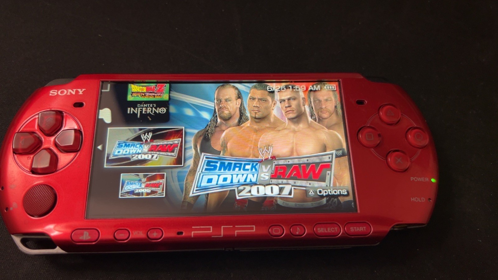 Sony PSP 3000 Handheld Console Red Please Read Description ￼