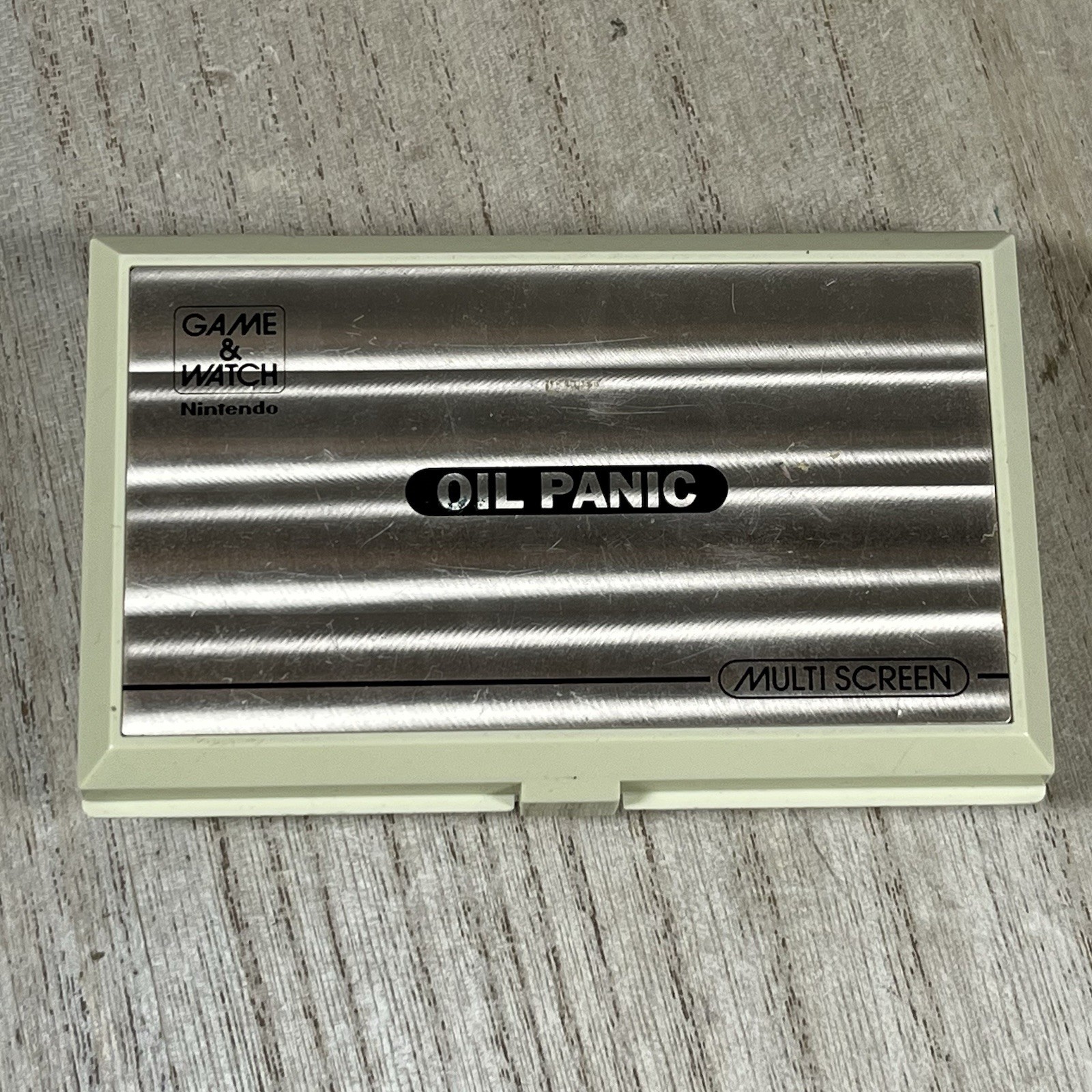 Nintendo Game & Watch OIL PANIC Multi Screen Handheld System OP-51 1982 Tested