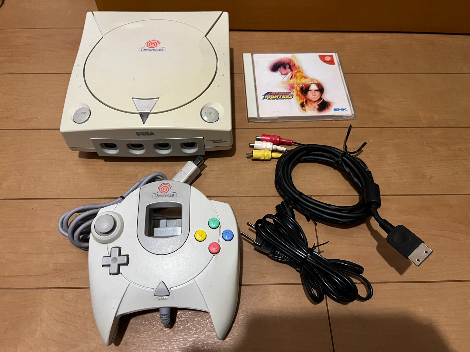 Sega Dreamcast Console Bundle HKT-3000 Japanese Version + 1 Games 0604