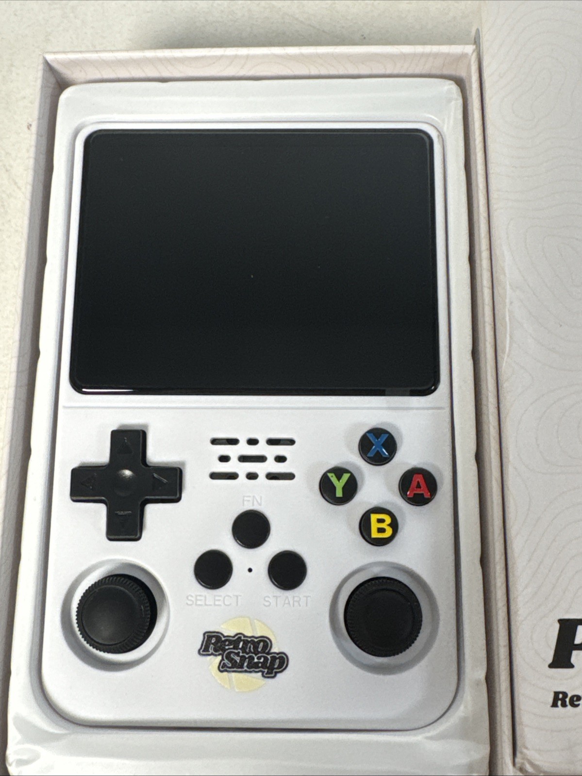 NEW White Retro Snap Play Handheld Video Game Console 128gb 20,000+ Games