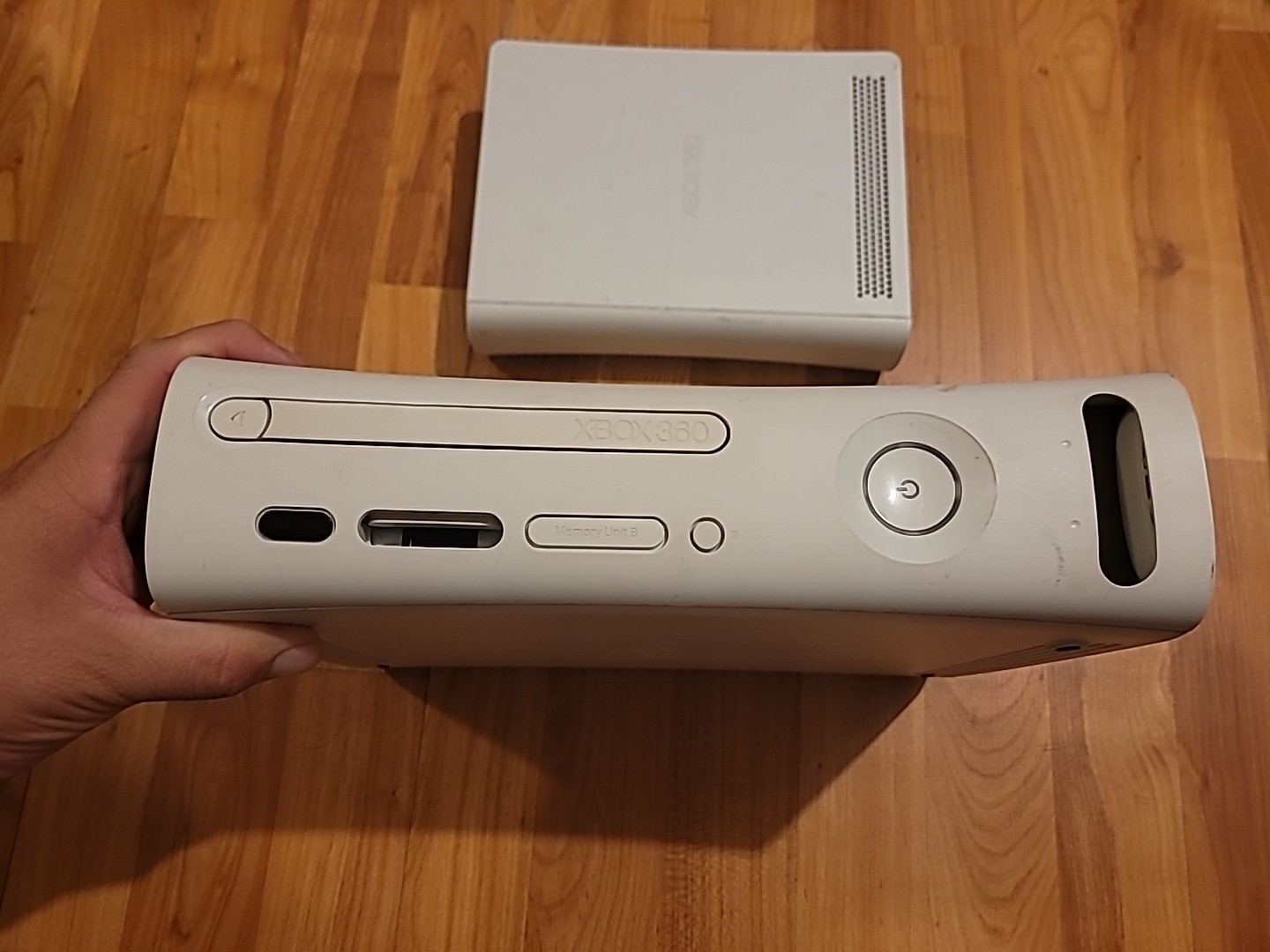 UNTESTED FOR PARTS Xbox 360 Console White HDMI Model And HD DVD Drive As Is