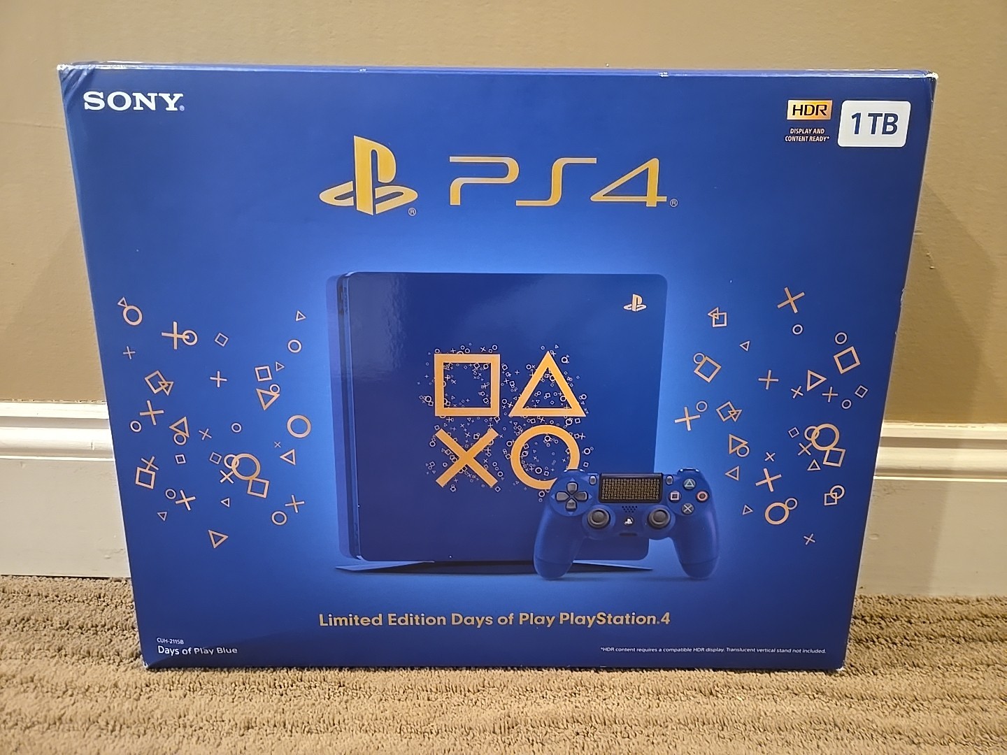 Sony PlayStation 4 Days of Play Limited Edition Gaming Console – Blue