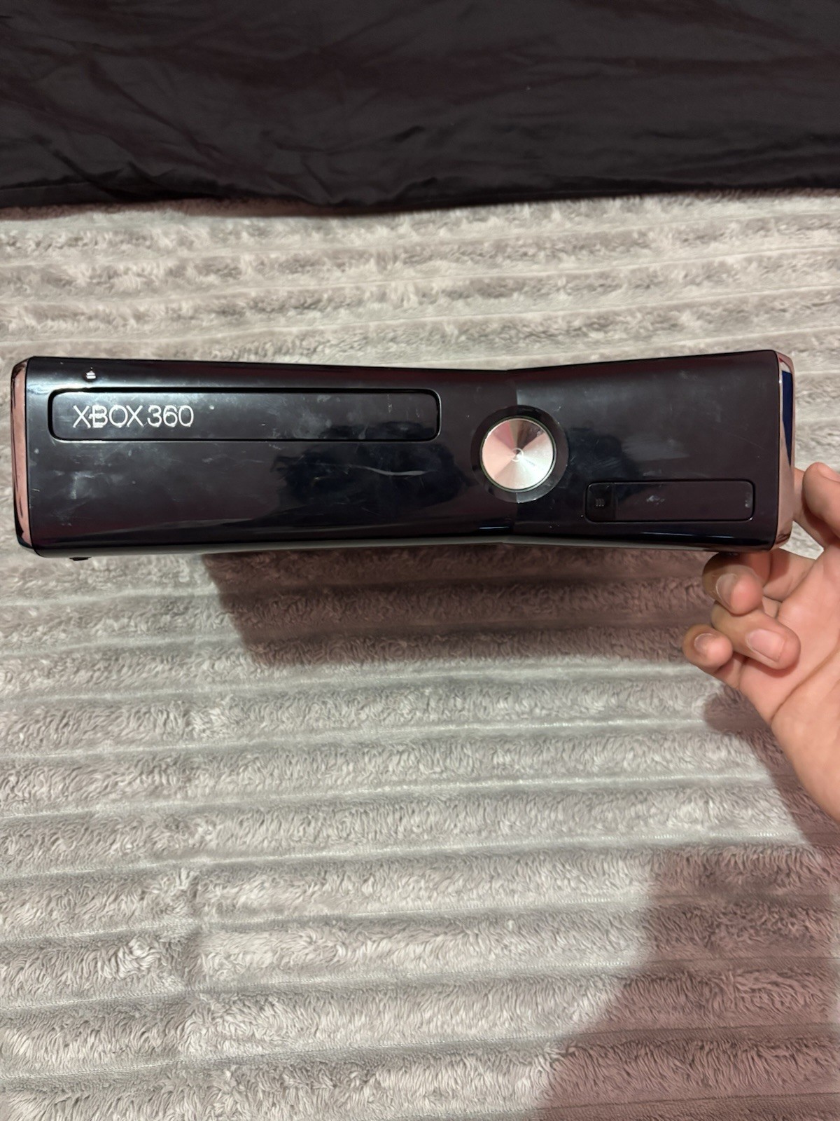 Microsoft Xbox 360 S Black Console with Kinect Sensor & Wi-Fi Capability