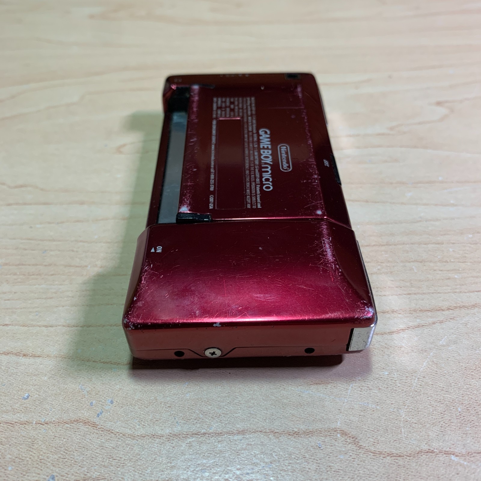 Nintendo Game Boy Micro Red 20th Anniversary New Battery Faceplate Charger Case
