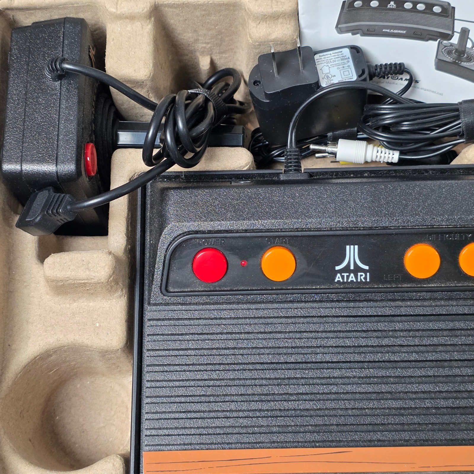 Atari Flashback 8 Console 105 Built In Games 40th Anniversary Black (FVS035296)