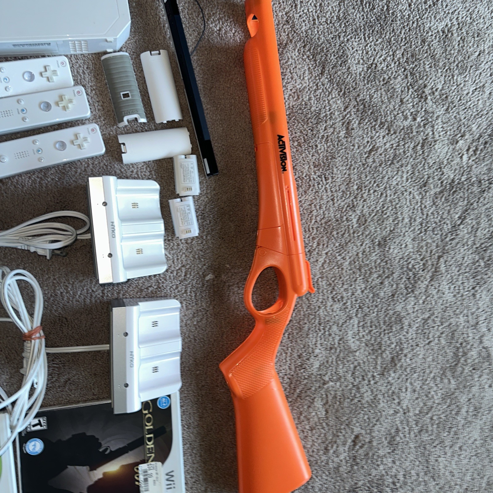 Nintendo Wii Console Bundle With 7 Games And Cabela’s Gun