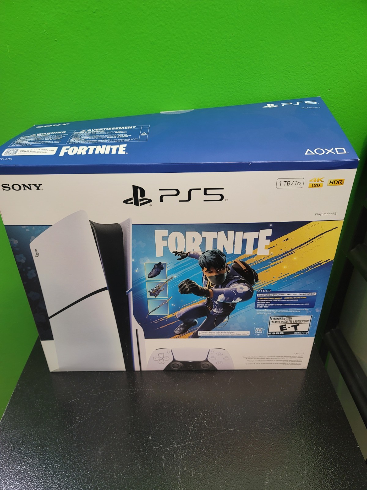 Sony PlayStation 5 Slim Disc CFI-2115 Console 1TB Fortnite Open Box
