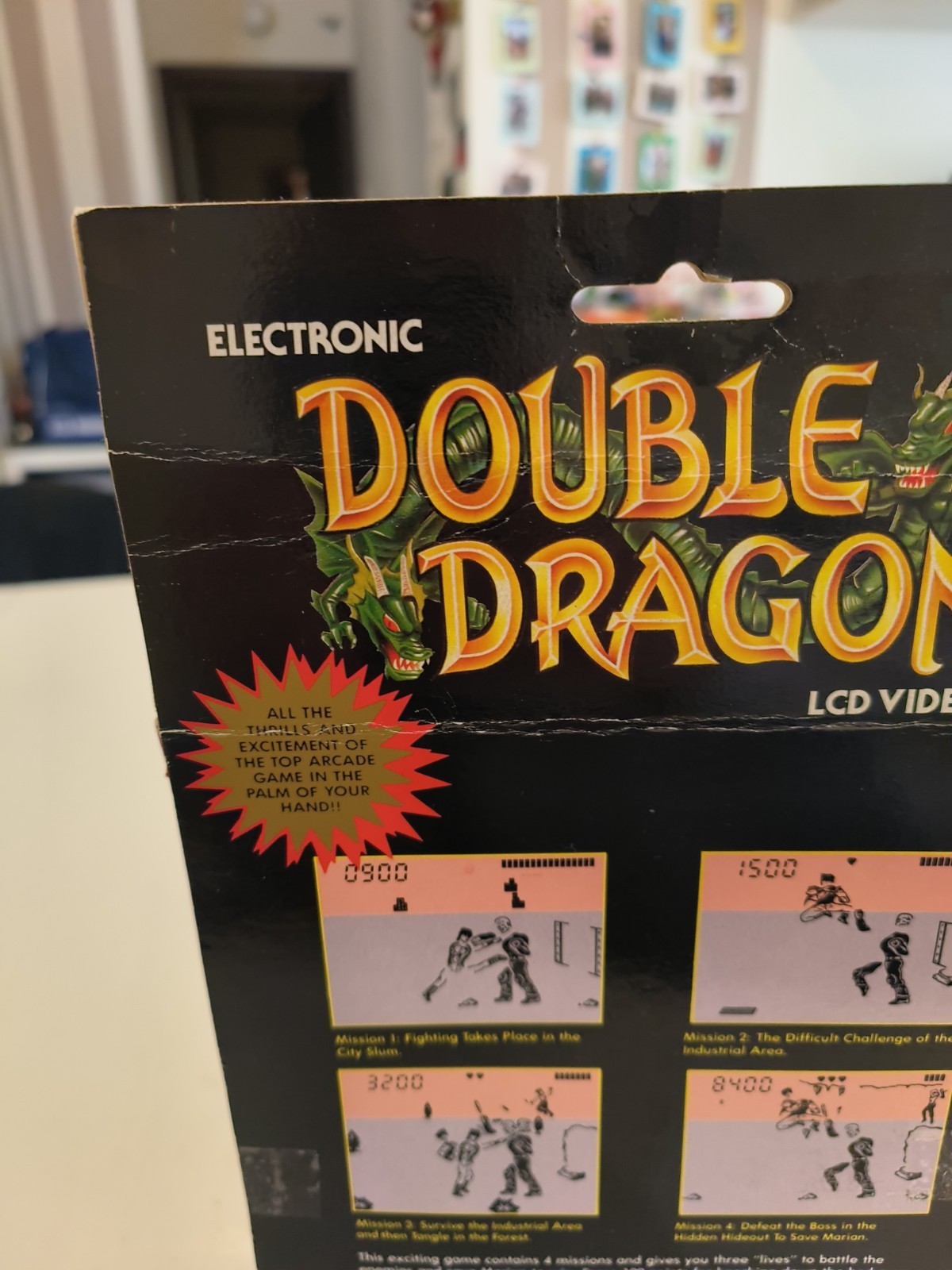 1988 Tiger Electronic Double Dragon ARCADE Portable Electronic Video Game