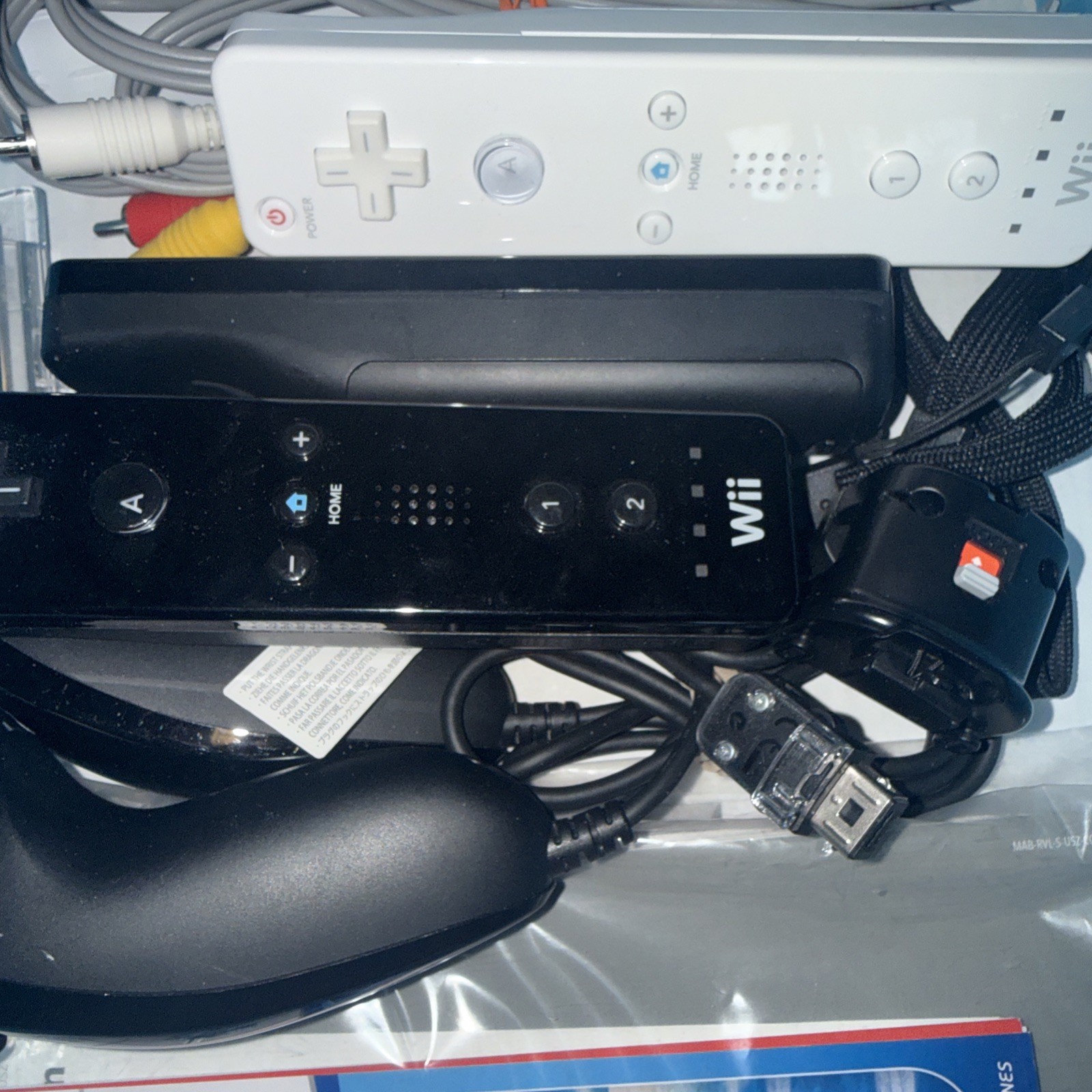 Nintendo Wii With Wii Sports + Wii Sports Resort Black Console System Bundle