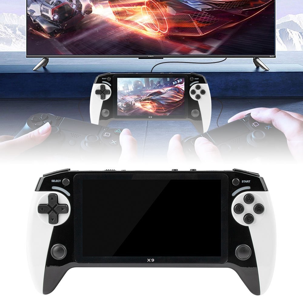 3000 Games 5.5 inch Retro Handheld Game Console Video Gaming Consoles X9 Gift ET