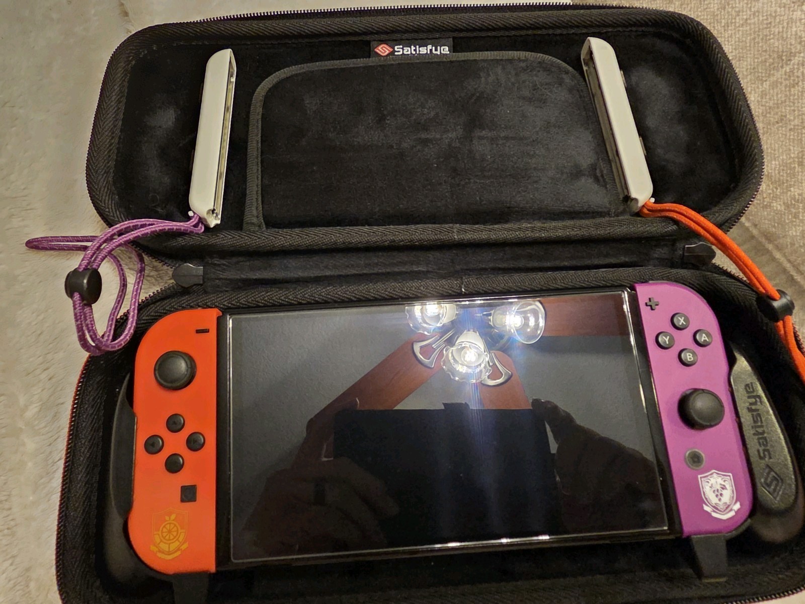Nintendo Switch Handheld OLED Pokémon Scarlet & Violet Edition Satisfye Grip