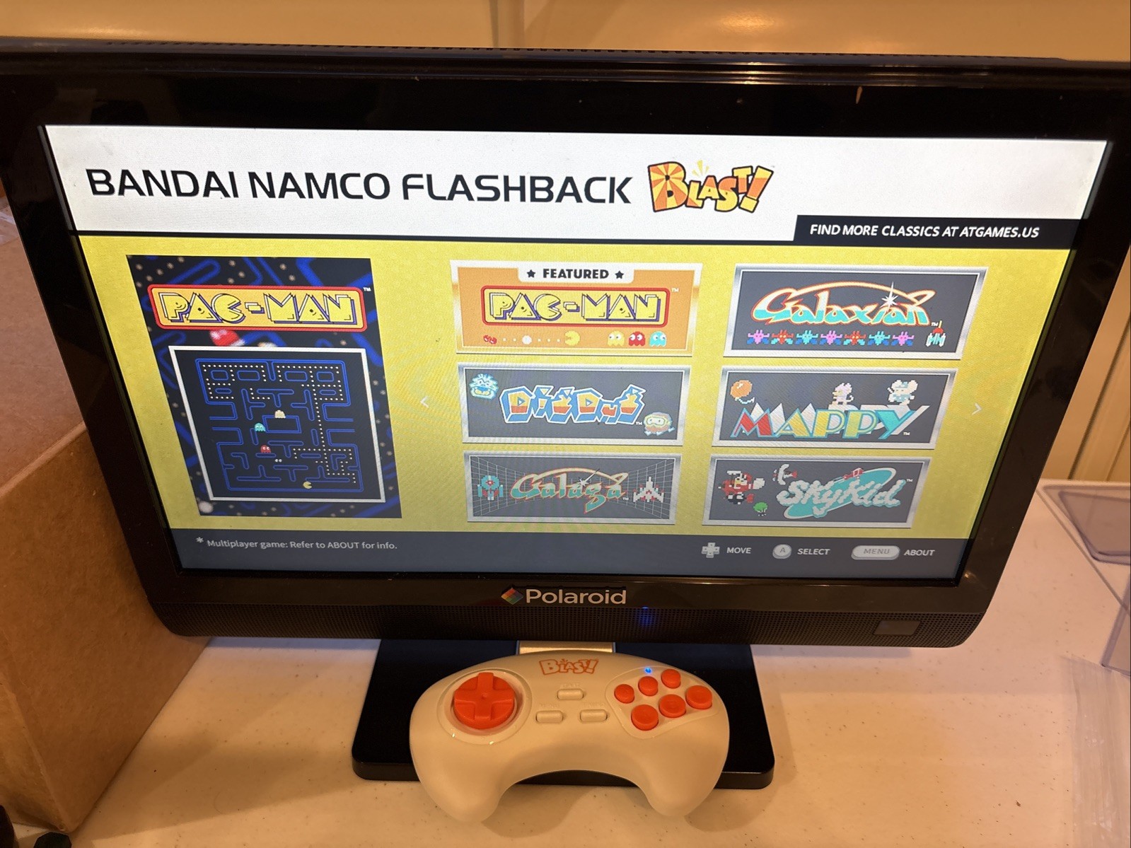 Bandai Namco Flashback Blast Arcade HDMI ~ 8 Games AT GAMES Tested & Working