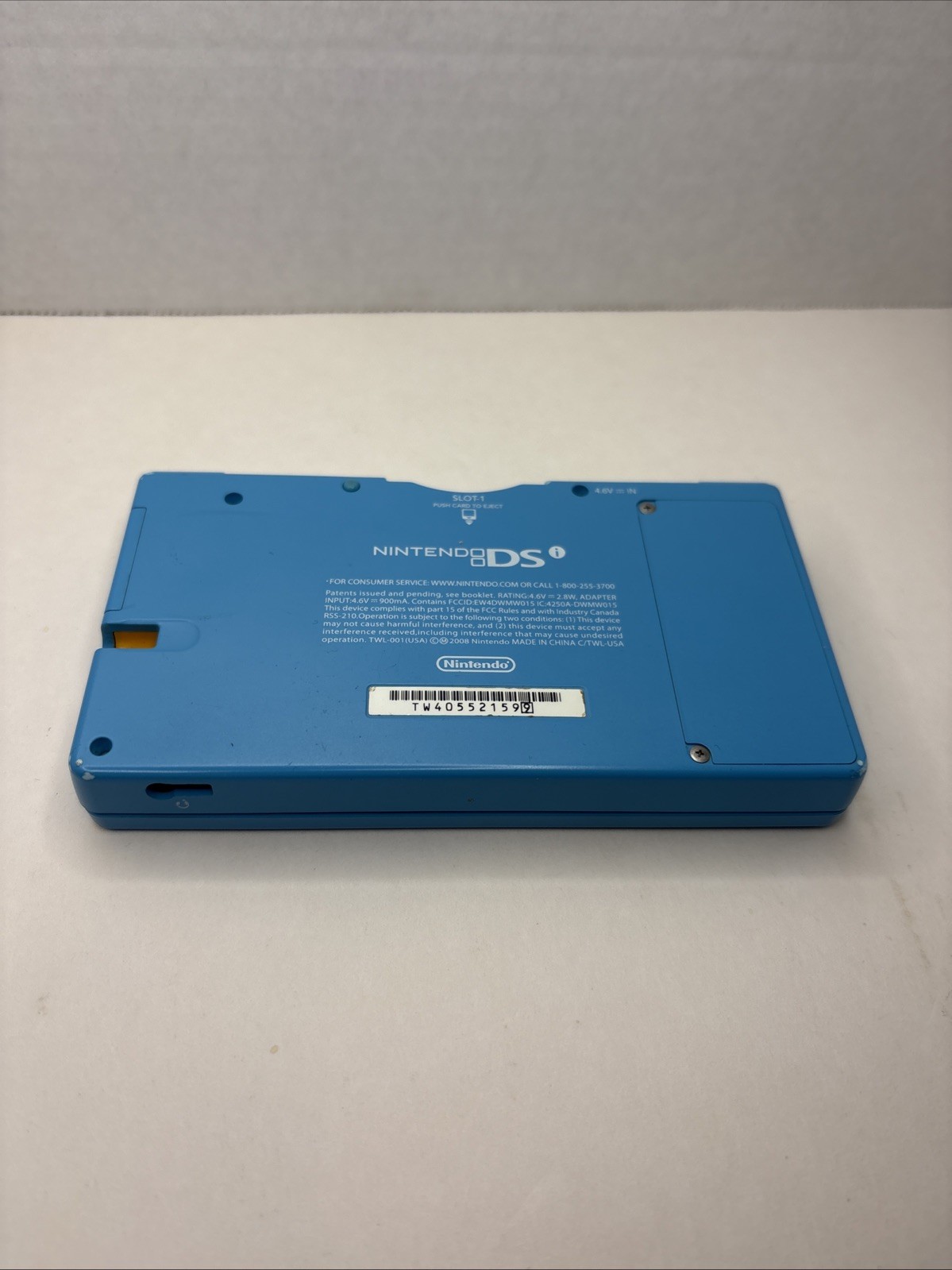 Nintendo DSI Handheld System Aqua Blue! Aftermarket Charger Stylus And Game Lot