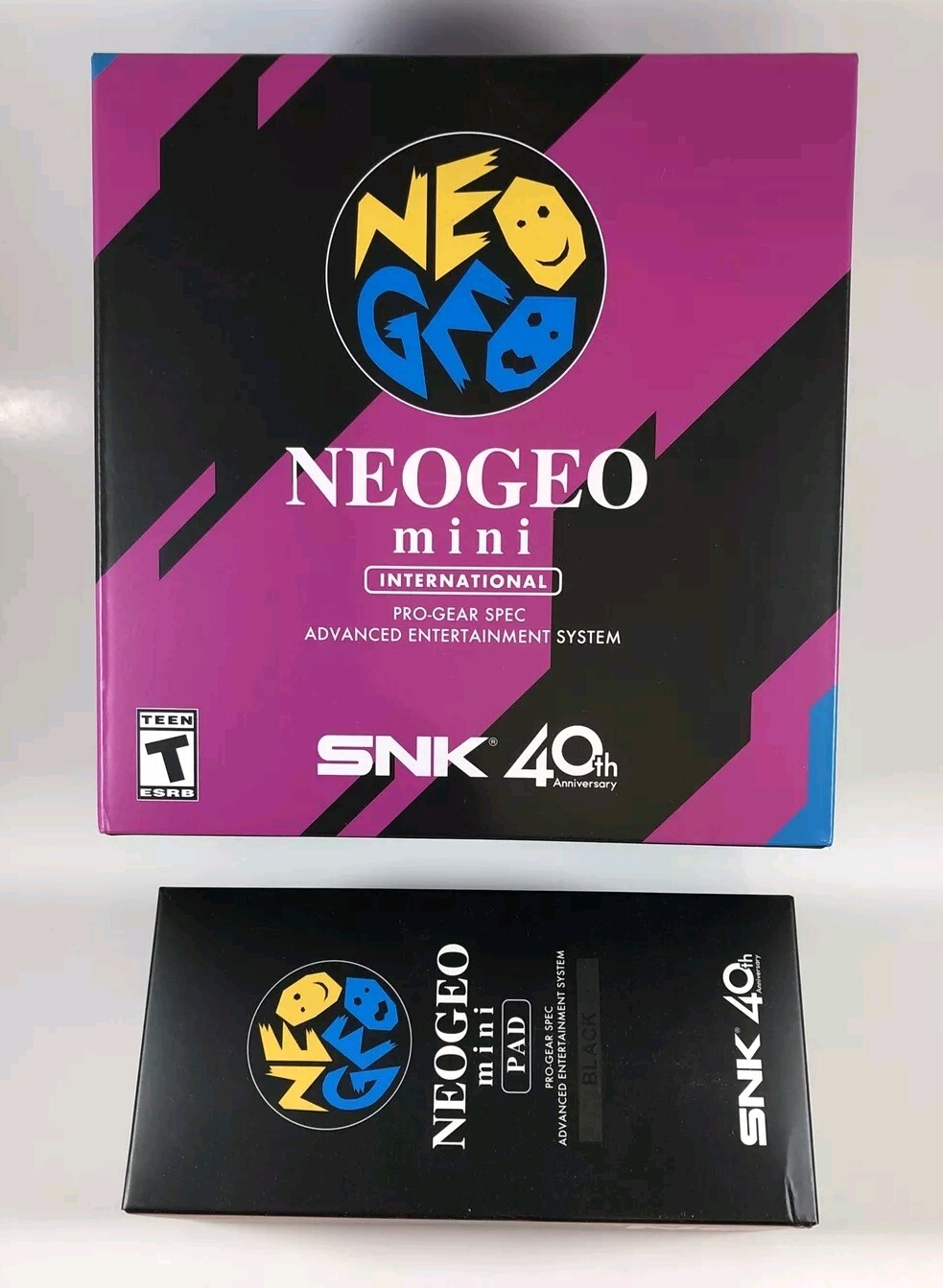 NEOGEO Mini International SNK 40th Console Plus Black Mini Pad – Brand New