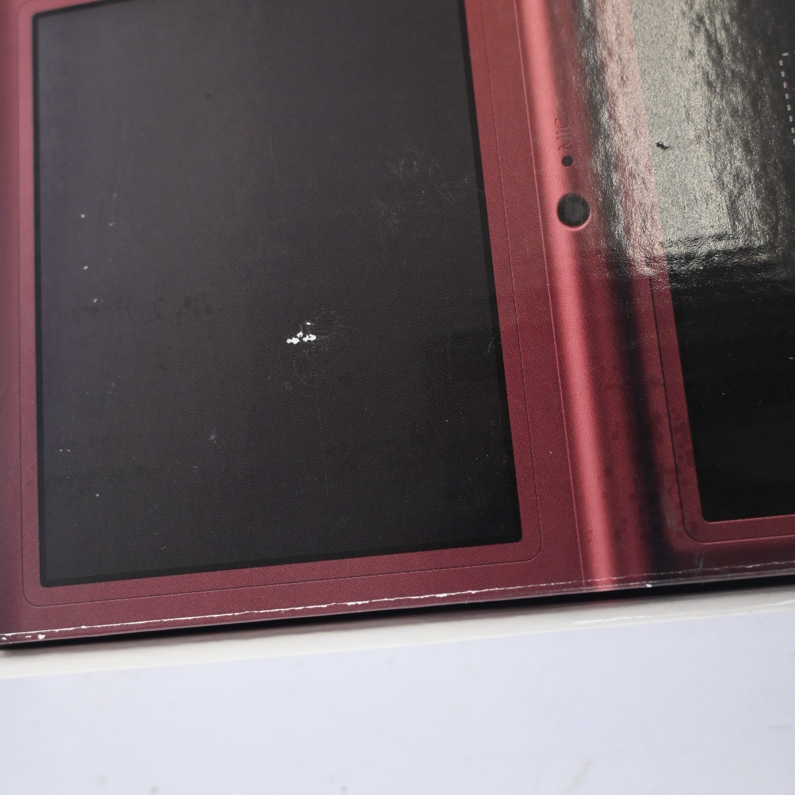 Nintendo DSi LL Wine Red Console Complete Set Tested NTSC-J Japan